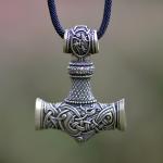 Thor Hammer Necklace - Viking Amulet for Men