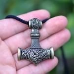 Thor Hammer Necklace - Viking Amulet for Men