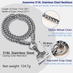 Viking Thor Hammer and Axe Jewelry Set