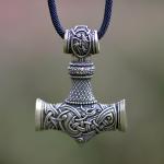 Viking Thor Mjolnir Necklace for Men