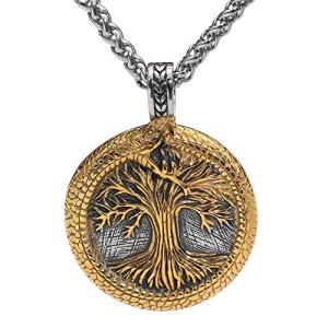 Viking Tree of Life Yggdrasil Necklace for Men