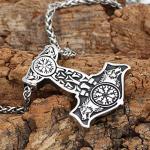 Viking Thor Mjolnir Pendant Necklace with Gift Bag