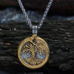 Viking Tree of Life Yggdrasil Necklace for Men