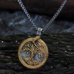 Viking Tree of Life Yggdrasil Necklace for Men