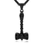 Viking Thor Mjolnir Pendant Necklace for Men