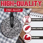 Double-Sided Viking Necklace with Norse Symbols