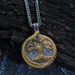 Viking Tree of Life Yggdrasil Necklace for Men