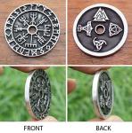 Norse Amulet Pendant Necklace with Viking Symbols