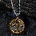 Viking Tree of Life Yggdrasil Necklace for Men