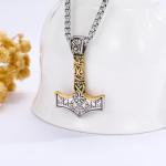 Thor Hammer Necklace in 925 Sterling Silver