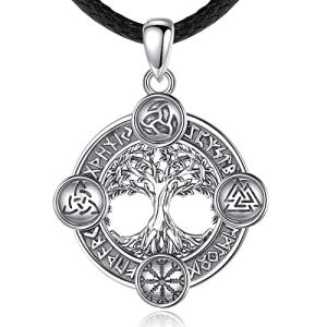 Viking Tree of Life Silver Necklace for Everyone
