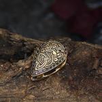 3-Pack Viking Dragon Shield HairTube Beads