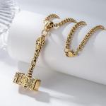 Viking Thor’s Hammer Necklace - Norse Mjolnir Amulet