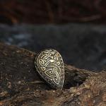 3-Pack Viking Dragon Shield HairTube Beads