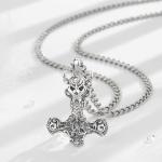 Norse Mjolnir Thor's Hammer Pendant Necklace