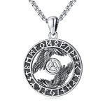 Viking Raven Necklace - Norse Pagan Jewelry