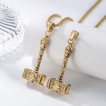 Viking Thor’s Hammer Necklace - Norse Mjolnir Amulet