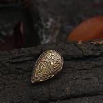 3-Pack Viking Dragon Shield HairTube Beads