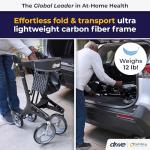 Drive Medical Nitro Elite Rollator Walker with Seat