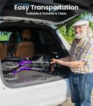 VOCIC Outdoor Walker with Seat for Seniors