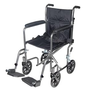 Drive Medical Folding Transport Wheelchair with Footrest