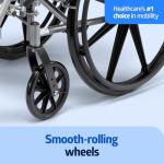 Lightweight Wheelchair with Swing-Back and Elevating Leg Rests