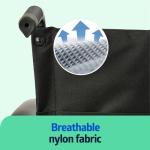 Comfortable Folding Wheelchair with Desk-Length Arms