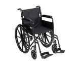 Drive Medical Silver Sport 1 Folding Wheelchair