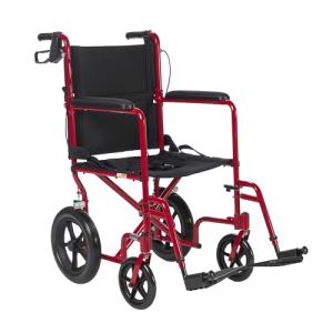 Lightweight Folding Transport Wheelchair for Seniors