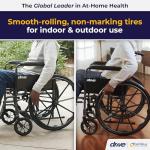 Drive Medical Silver Sport 1 Folding Wheelchair