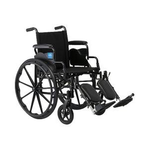 Lightweight Wheelchair with Swing-Back Armrests