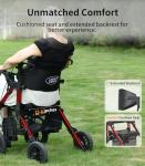 Lightweight Walker Wheelchair Combo for Seniors
