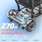 Lightweight Foldable Mobility Scooter for Seniors