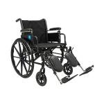 Height Adjustable 20” Wheelchair with Elevating Legrests
