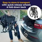 Drive Medical Ultra-Lite Folding Wheelchair, 18” Seat