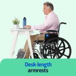Extra-Wide Bariatric Wheelchair for Adults and Seniors