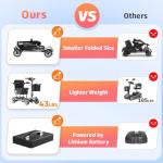 Lightweight Foldable Mobility Scooter for Seniors