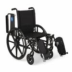 UltraLightweight Wheelchair with Elevating Leg Rests