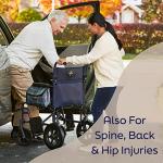 Medline Foldable Transport Chair for Seniors