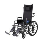 Medline 18" Reclining Wheelchair with Elevating Leg Rests