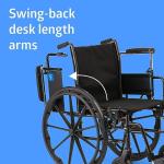 Medline Adjustable Wheelchair with Swing-Away Footrests