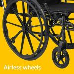 Medline Adjustable Wheelchair with Swing-Away Footrests