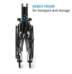 Medline K4 Lightweight Wheelchair with Elevating Leg Rests