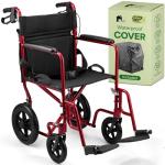 Lightweight Folding Wheelchair with Hand Brakes