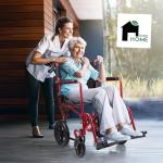 Lightweight Folding Wheelchair with Hand Brakes