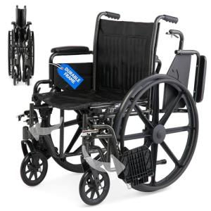 Medline K2 Basic Wheelchair with Removable Arms