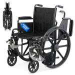 Medline K2 Basic Wheelchair with Removable Arms