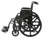 Medline K2 Basic Wheelchair with Removable Arms