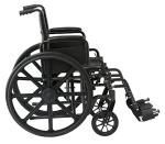 Medline K2 Basic Wheelchair with Removable Arms