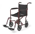 19" Lightweight Bariatric Wheelchair in Red